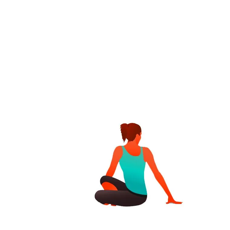 Seated Twist - Parivrtta Sukhasana