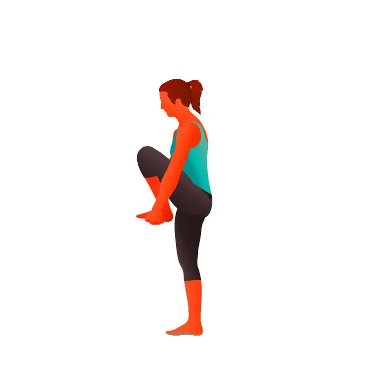 Standing Head to Knee (Preparation)