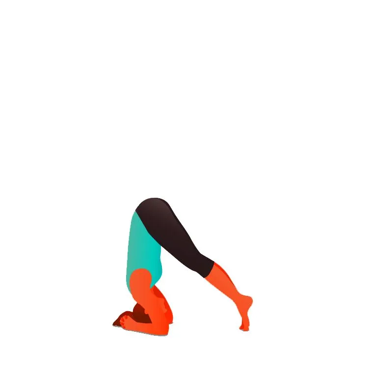 Supported Headstand with Toes on the Ground