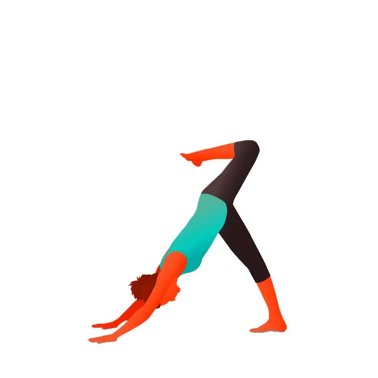 Three Legged Downward-Facing Dog with Hip Opener