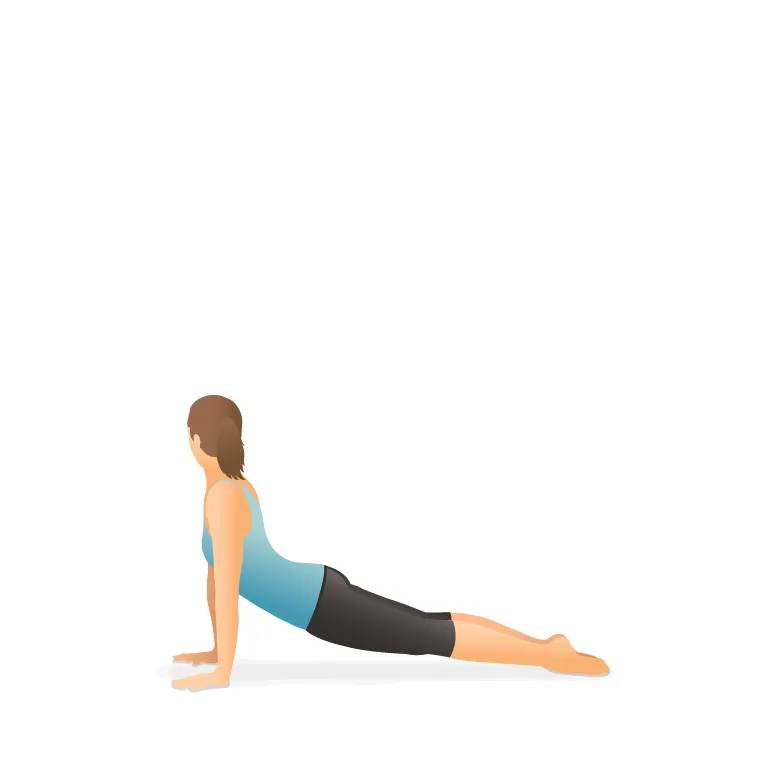 Upward-Facing Dog with Neck Stretch