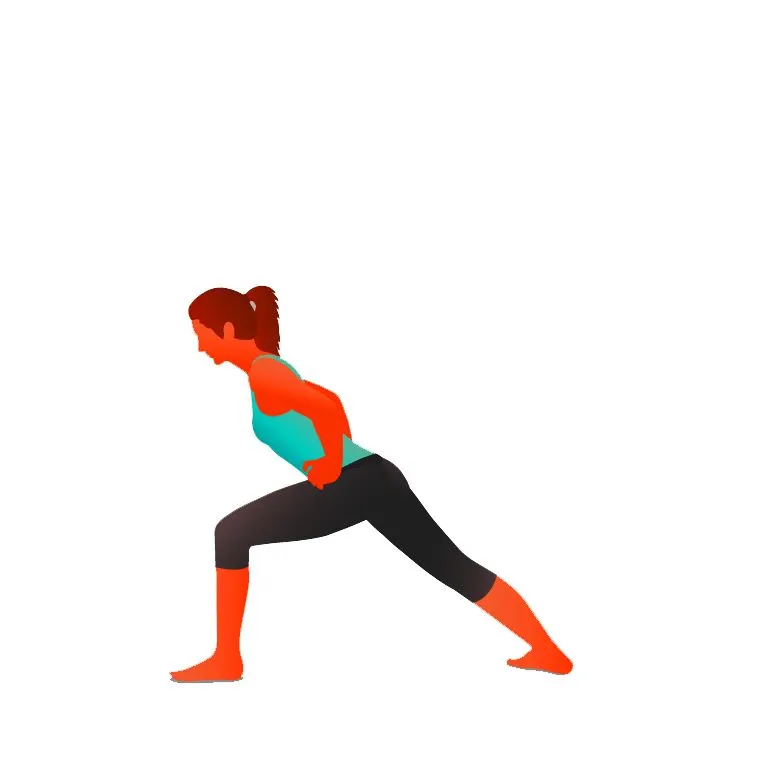 Warrior I with Hands on Hips