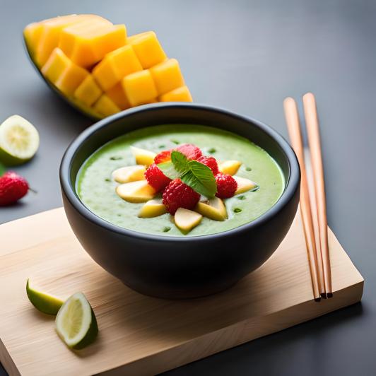 Green Mango Smoothie Bowl