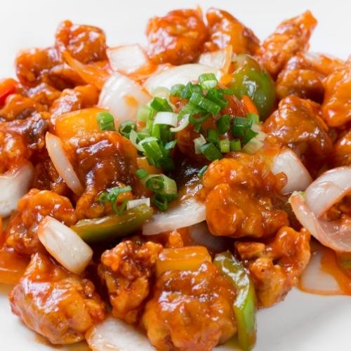 Sweet and Sour Indian Chicken