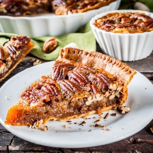 Sweet Potato Bread Pudding with Maple Pecan Crunch