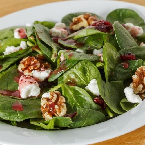 Spinach Salad Campagnarde-Style