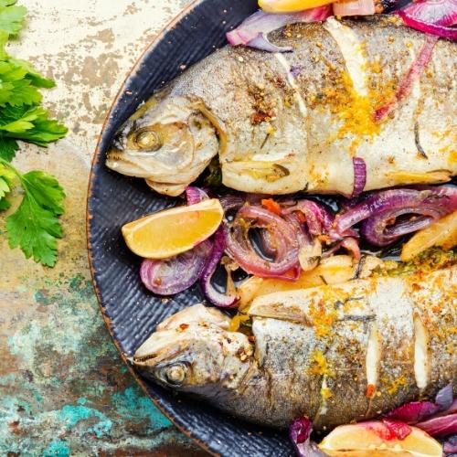 Ocean Trout with Broccolini & Lemon