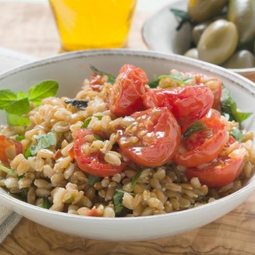 Curried Wheat Berry & Tomato Salad