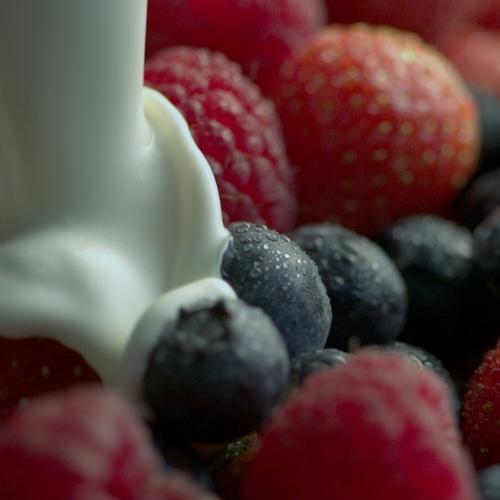 Blueberry & Crème Fraîche Ice Cream