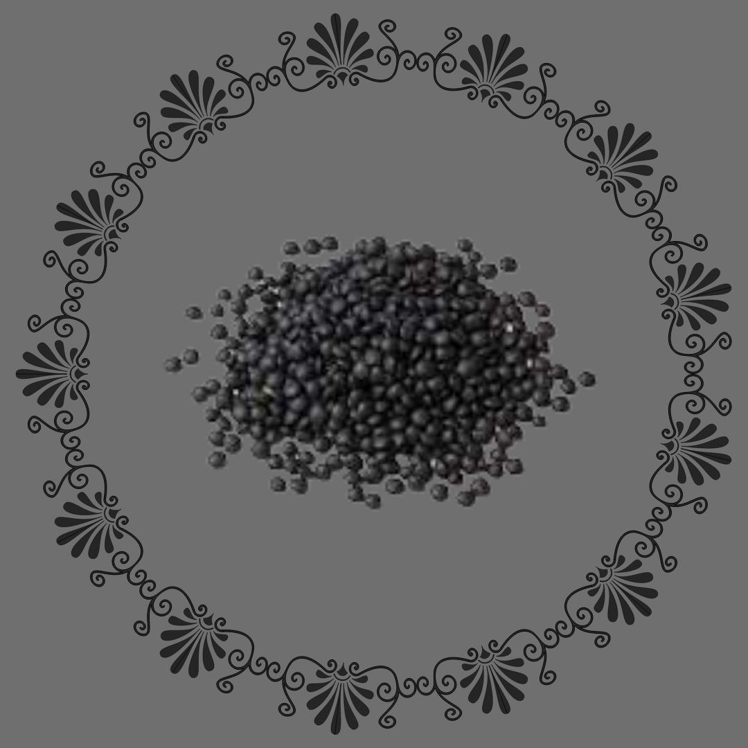 Black lentils