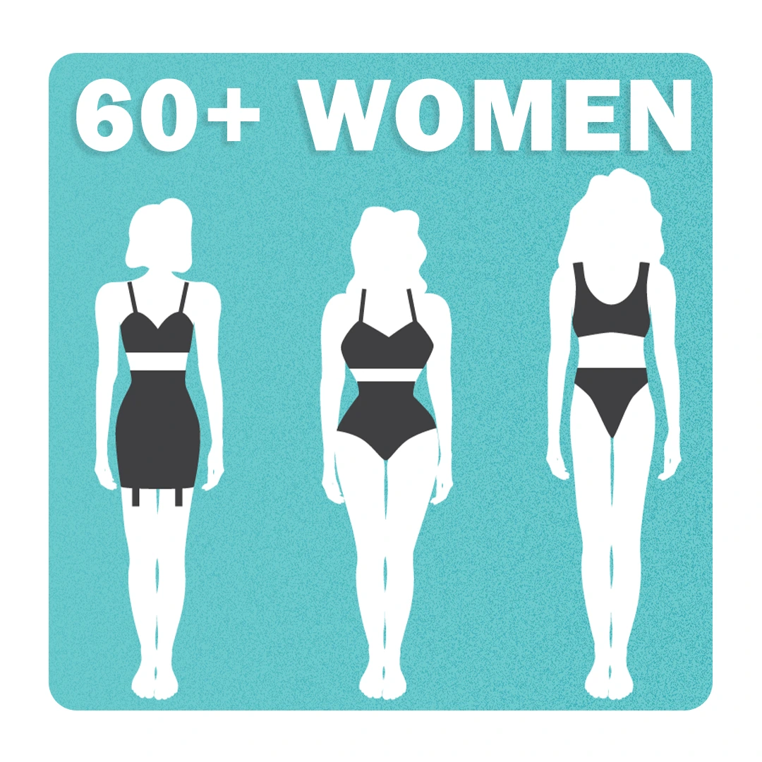 60+ Womens